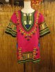 小さめサイズ＊アフリカンプリント＊ダシキ＊ＤＡＳＨＩＫＩ＊Ｓ