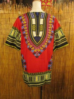 画像3: 小さめサイズ＊アフリカンプリント＊ダシキ＊ＤＡＳＨＩＫＩ＊Ｓ