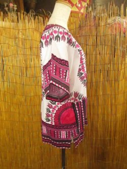 画像2: 小さめサイズ＊アフリカンプリント＊ダシキ＊ＤＡＳＨＩＫＩ＊Ｓ