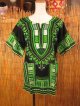 小さめサイズ＊アフリカンプリント＊ダシキ＊ＤＡＳＨＩＫＩ＊Ｓ