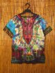 タイダイ染め＊アフリカンプリント＊ダシキ＊ＤＡＳＨＩＫＩ＊Ｓ