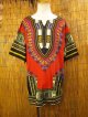 アフリカンプリント＊ダシキ＊ＤＡＳＨＩＫＩ＊ＸＬ