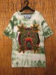 タイダイ染め＊コットン素材＊マリファナプリント＊半袖＊Ｔシャツ＊ＸＬ