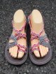 【２４ｃｍ〜２４・５ｃｍ】編み編み＊紐サンダル