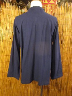 画像3: トライバルステッチ＊コットン素材＊マオカラー＊ロングスリーブ＊プルオーバー＊ＸＸＬ