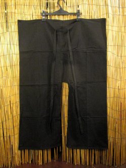 画像2: 無地＊コットン素材＊ロング丈＊タイパンツ