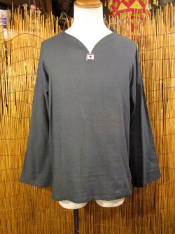 画像1: 無地＊薄手＊コットン素材＊長袖＊プルオーバー＊ＸＬ