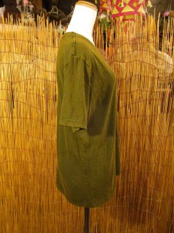 画像2: 無地＊ストーンウォッシュ加工＊コットン素材＊半袖Ｔシャツ＊Ｍ