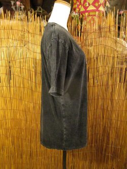 画像2: 無地＊ストーンウォッシュ加工＊コットン素材＊半袖Ｔシャツ＊Ｍ
