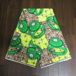 画像2: アフリカンプリント生地 パーニュ