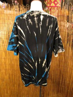 画像3: 黒色ベース＊タイダイ染め＊コットン素材＊半袖＊Ｔシャツ＊２ＸＬ