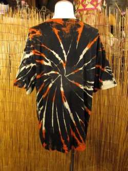 画像3: 黒色ベース＊タイダイ染め＊コットン素材＊半袖＊Ｔシャツ＊２ＸＬ