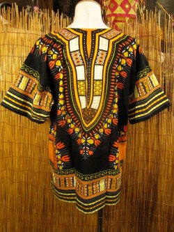 画像3: アフリカンプリント＊ダシキ＊ＤＡＳＨＩＫＩ＊Ｌ