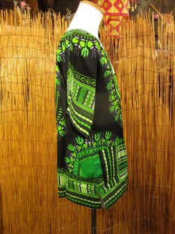 画像2: アフリカンプリント＊ダシキ＊ＤＡＳＨＩＫＩ＊Ｌ