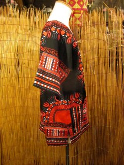 画像2: アフリカンプリント＊ダシキ＊ＤＡＳＨＩＫＩ＊Ｌ