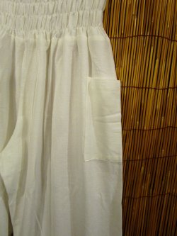画像3: 無地＊コットン素材＊シャーリングタイプ＊アラジンパンツ 