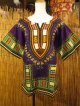 小さめサイズ＊アフリカンプリント＊ダシキ＊ＤＡＳＨＩＫＩ＊Ｓ