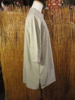 画像2: 三つボタン＊コットン素材＊胸ポケット＊半袖＊プルオーバー＊２ＸＬ 