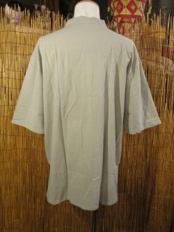 画像3: 三つボタン＊コットン素材＊胸ポケット＊半袖＊プルオーバー＊２ＸＬ 