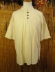 三つボタン＊コットン素材＊胸ポケット＊半袖＊プルオーバー＊２ＸＬ 