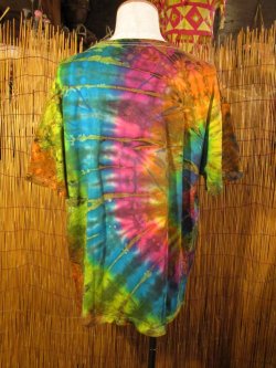 画像3: タイダイ染め＊コットン素材＊半袖＊Ｔシャツ＊XＬ