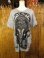 画像1: ガネーシャプリント＊皺加工＊コットン素材＊半袖＊Ｔシャツ (1)
