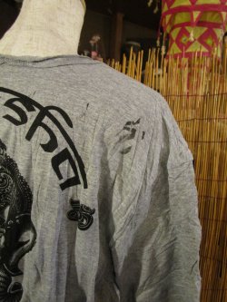 画像5: ガネーシャプリント＊皺加工＊コットン素材＊半袖＊Ｔシャツ