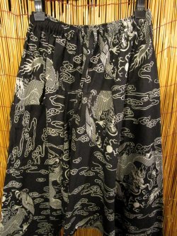 画像2: 和風プリント＊コットン素材＊ふんわり＊サルエルパンツ