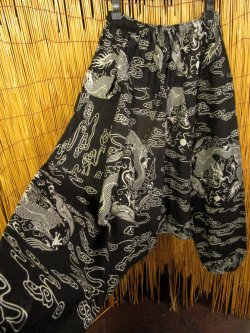 画像3: 和風プリント＊コットン素材＊ふんわり＊サルエルパンツ