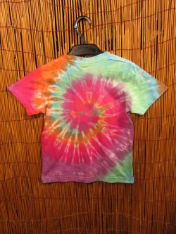 画像2: 【１２０ｃｍ】キッズサイズ＊タイダイ染め＊コットン素材＊半袖＊Ｔシャツ
