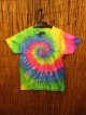 【１２０ｃｍ】キッズサイズ＊タイダイ染め＊コットン素材＊半袖＊Ｔシャツ