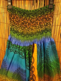 画像2: グラデーション＊曼荼羅風プリント＊レーヨン素材＊２ＷＡＹ＊サルエルパンツ 