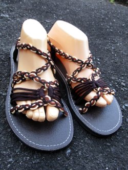 画像2: 【２６ｃｍ〜２６・５ｃｍ】編み編み＊紐サンダル