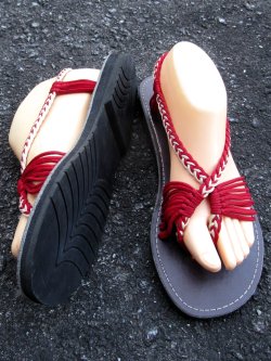 画像3: 【２６ｃｍ〜２６・５ｃｍ】編み編み＊紐サンダル