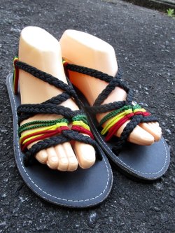 画像2: 【２４ｃｍ〜２４・５ｃｍ】編み編み＊紐サンダル