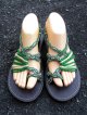 【２３・５ｃｍ〜２４ｃｍ】編み編み＊紐サンダル