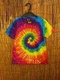 【１３０ｃｍ】キッズサイズ＊タイダイ染め＊コットン素材＊半袖＊Ｔシャツ