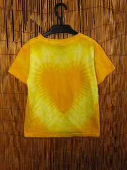 画像2: 【１３０ｃｍ】キッズサイズ＊タイダイ染め＊コットン素材＊半袖＊Ｔシャツ