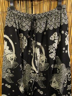 画像2: 和風プリント＊コットン素材＊ふんわりシルエット＊アラジンパンツ 