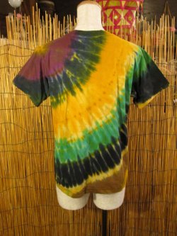 画像3: タイダイ染め＊コットン素材＊Ｖネック＊半袖＊Ｔシャツ
