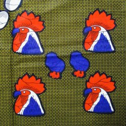 画像2: アフリカンプリント生地 パーニュ
