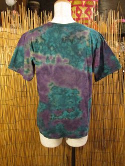 画像3: タイダイ染め＊コットン素材＊Ｖネック＊半袖＊Ｔシャツ