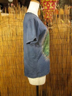 画像2: タイダイ染め＊コットン素材＊Ｖネック＊半袖＊Ｔシャツ