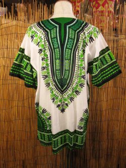 画像3: アフリカンプリント＊ダシキ＊ＤＡＳＨＩＫＩ＊ＸＬ