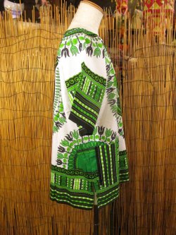 画像2: アフリカンプリント＊ダシキ＊ＤＡＳＨＩＫＩ＊Ｌ