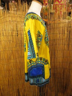 画像2: アフリカンプリント＊ダシキ＊ＤＡＳＨＩＫＩ＊Ｌ