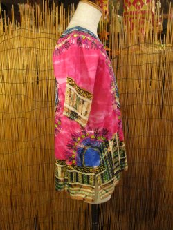画像2: アフリカンプリント＊タイダイ染め＊ダシキ＊ＤＡＳＨＩＫＩ＊Ｍ