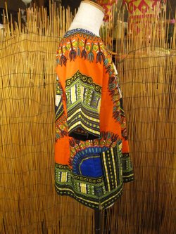 画像2: アフリカンプリント＊ダシキ＊ＤＡＳＨＩＫＩ＊Ｌ