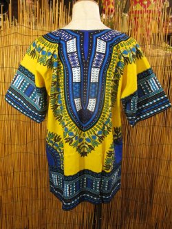 画像3: アフリカンプリント＊ダシキ＊ＤＡＳＨＩＫＩ＊Ｌ