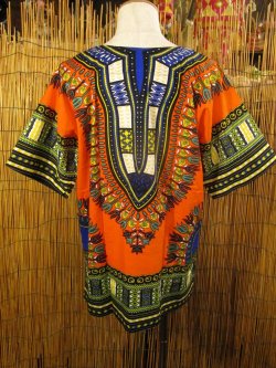 画像3: アフリカンプリント＊ダシキ＊ＤＡＳＨＩＫＩ＊Ｌ